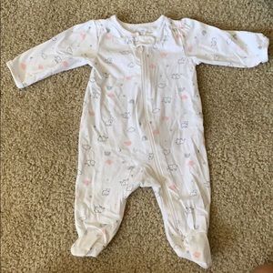 Baby girl infant pajama onesie
